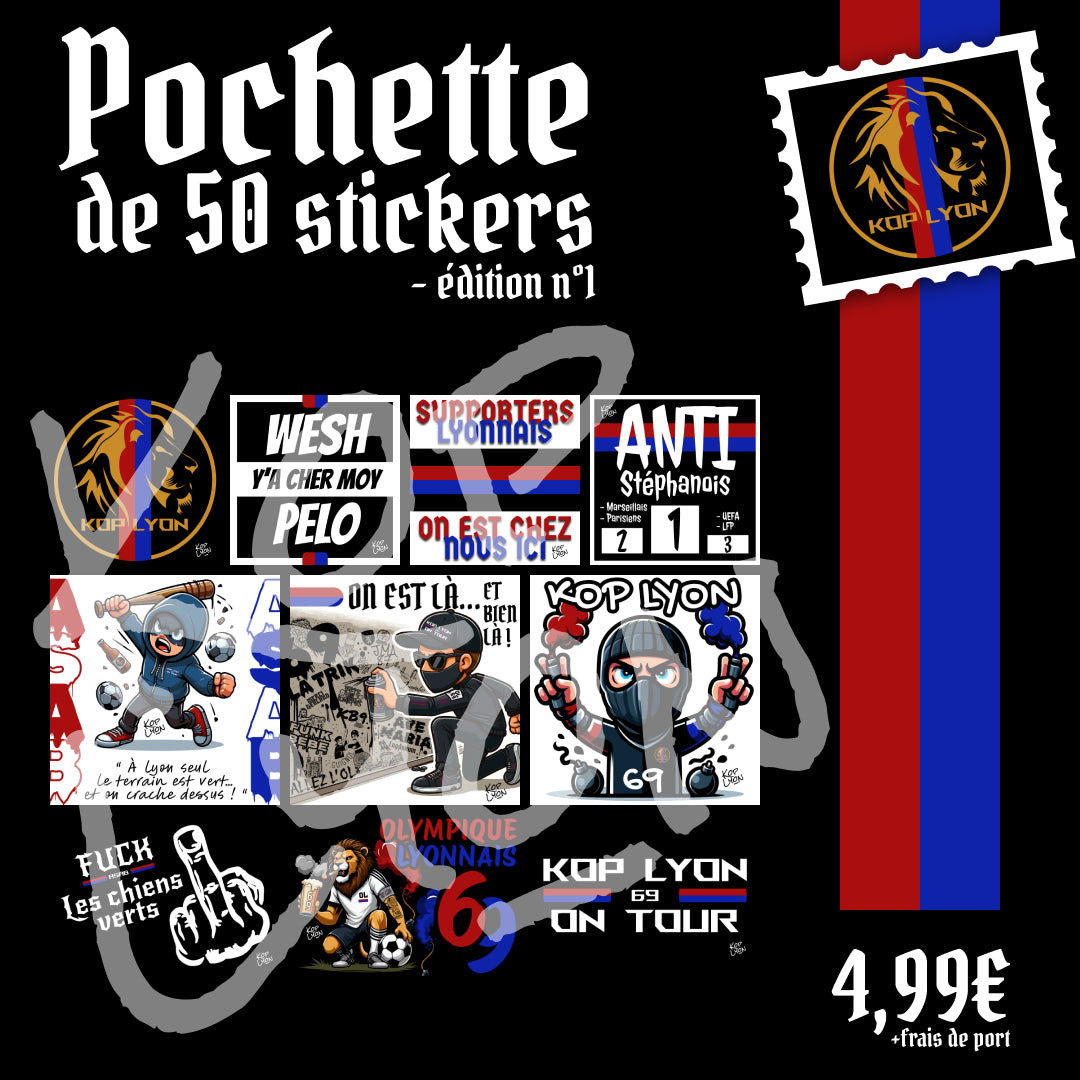 Pochettes et pack de stickers collector